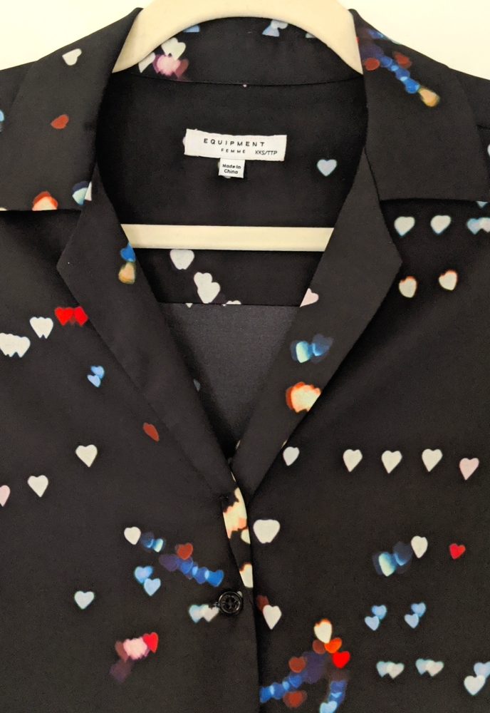 EQUIPMENT button down blouse